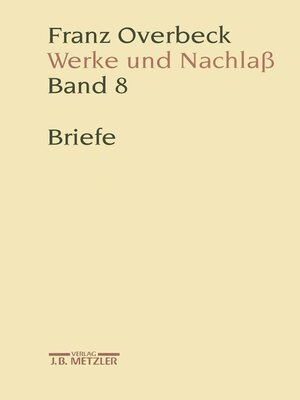 cover image of Franz Overbeck